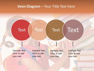 Caucasian Book Bag Holding PowerPoint Template