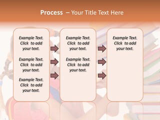 Caucasian Book Bag Holding PowerPoint Template