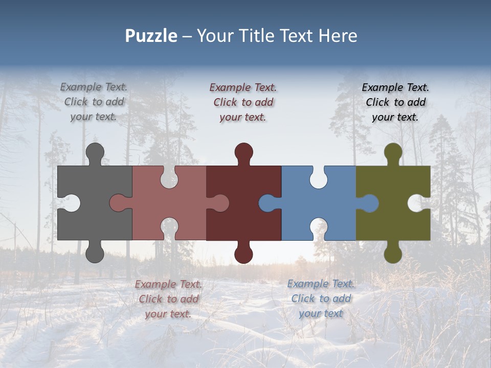 Cloudy Field Beauty PowerPoint Template