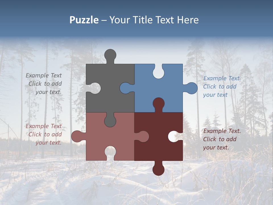 Cloudy Field Beauty PowerPoint Template