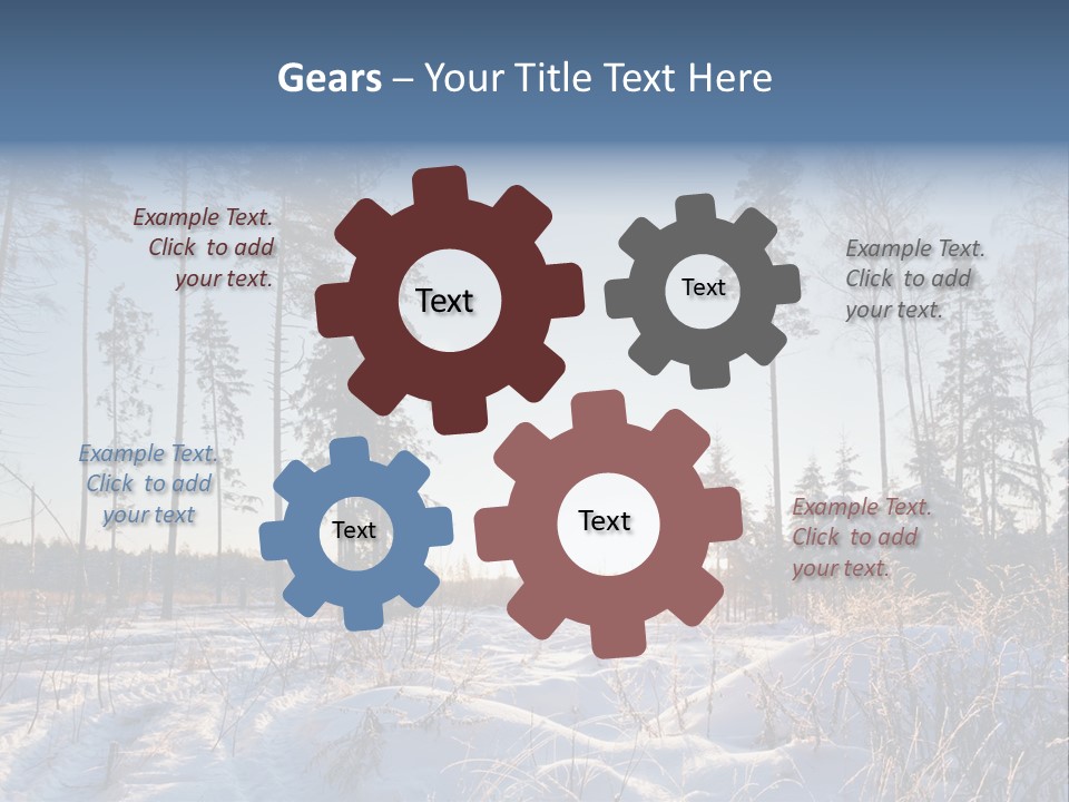 Cloudy Field Beauty PowerPoint Template