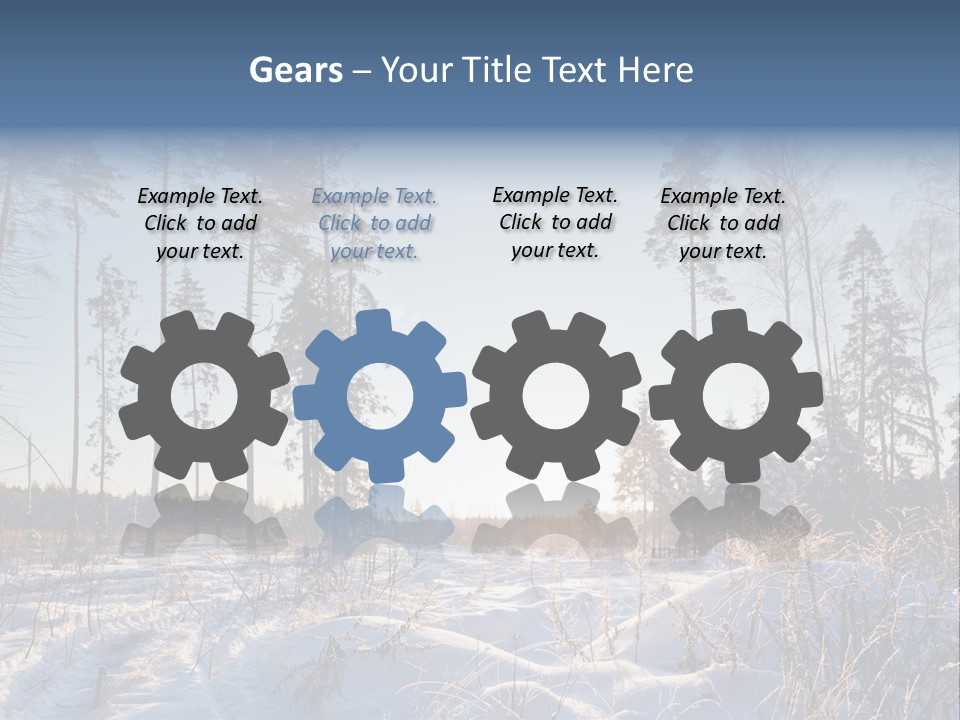 Cloudy Field Beauty PowerPoint Template