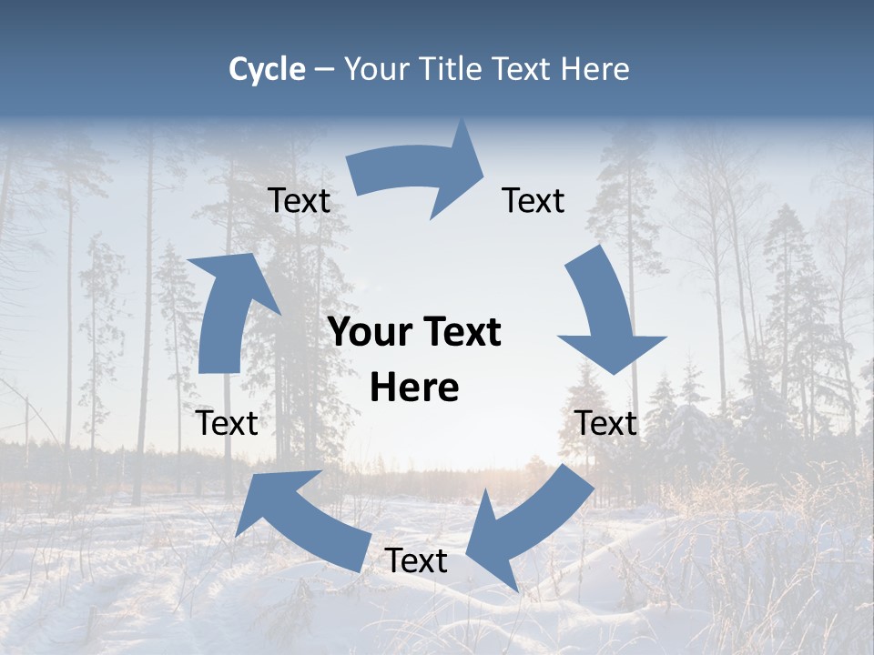 Cloudy Field Beauty PowerPoint Template