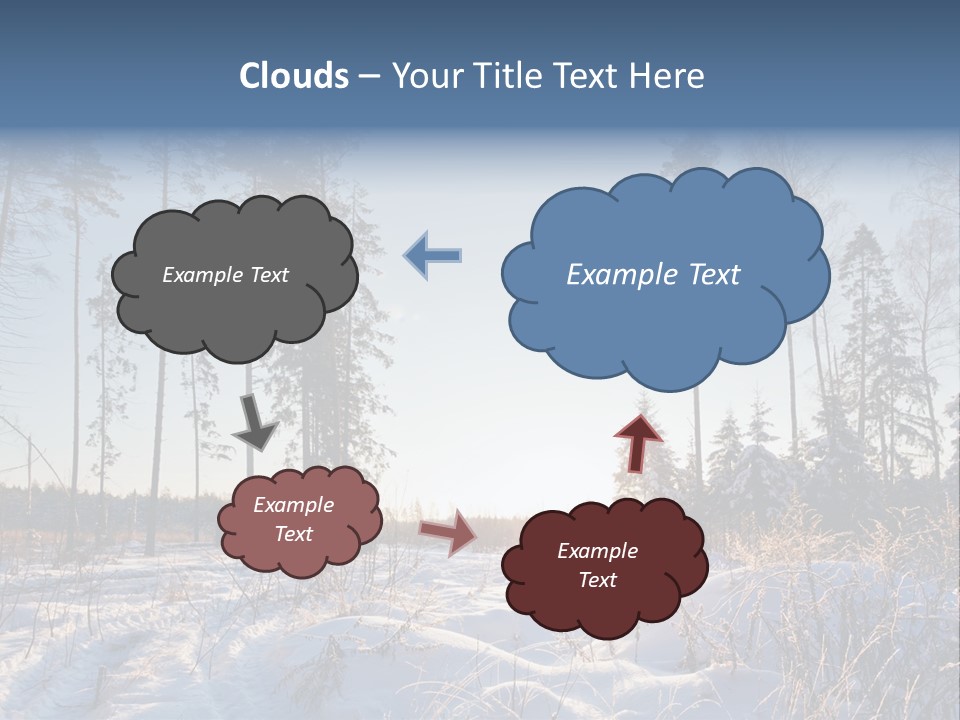 Cloudy Field Beauty PowerPoint Template