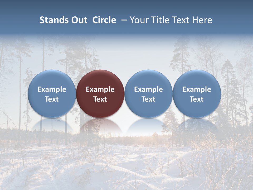 Cloudy Field Beauty PowerPoint Template