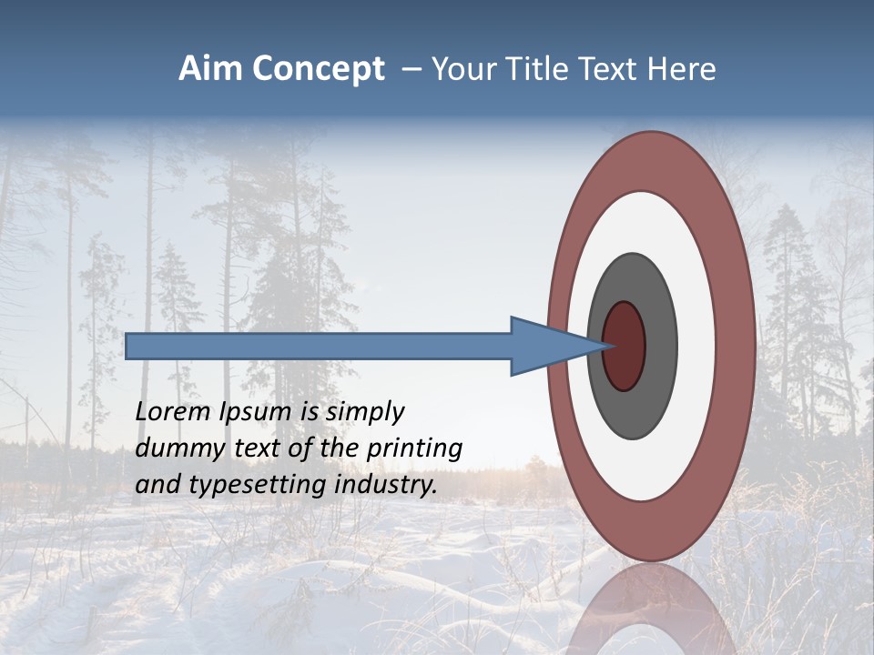 Cloudy Field Beauty PowerPoint Template