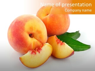 Background Healthy Juicy PowerPoint Template