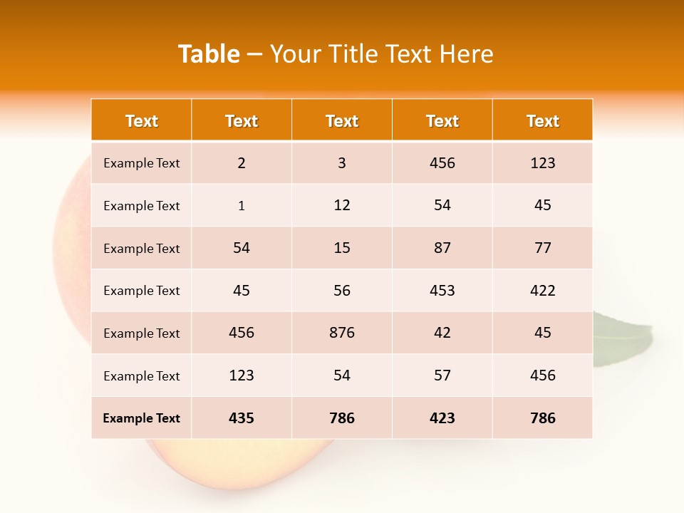 Background Healthy Juicy PowerPoint Template