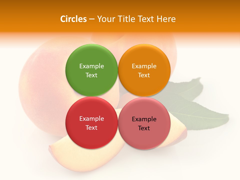 Peach Harvest Healthy PowerPoint Template