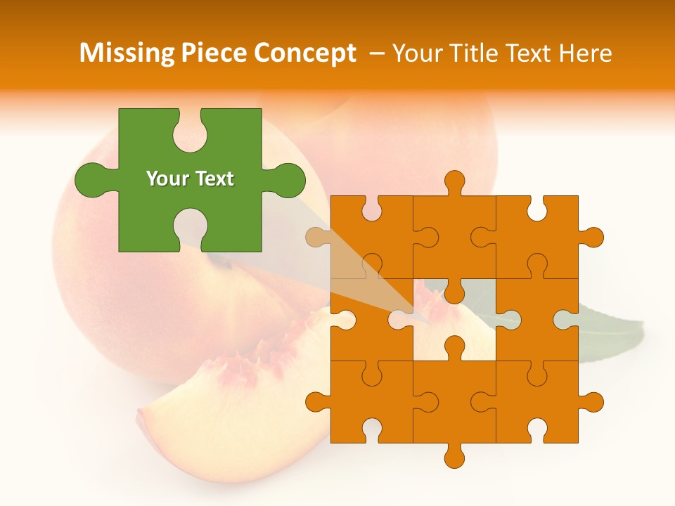 Peach Harvest Healthy PowerPoint Template