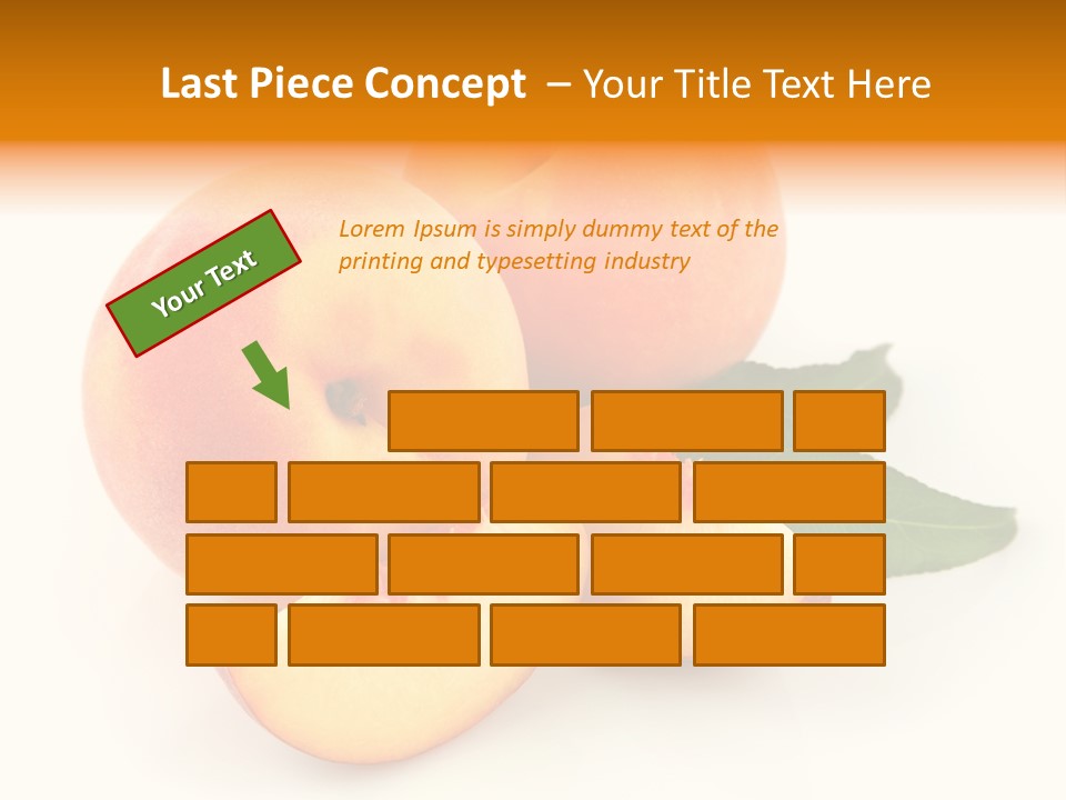 Peach Harvest Healthy PowerPoint Template