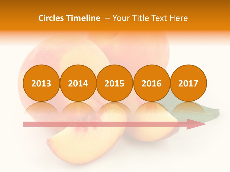 Peach Harvest Healthy PowerPoint Template