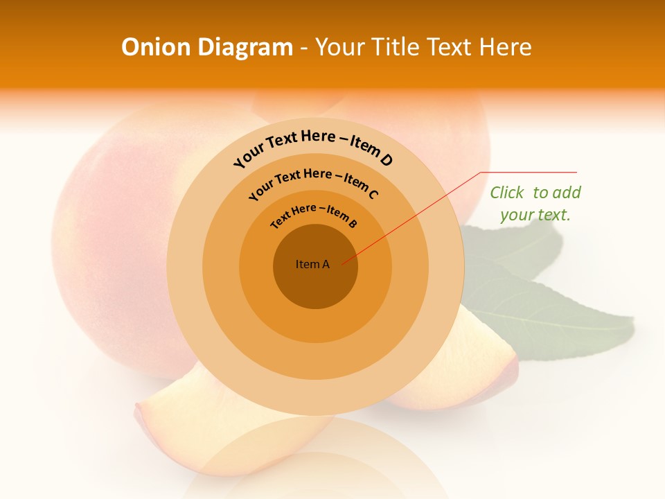 Peach Harvest Healthy PowerPoint Template