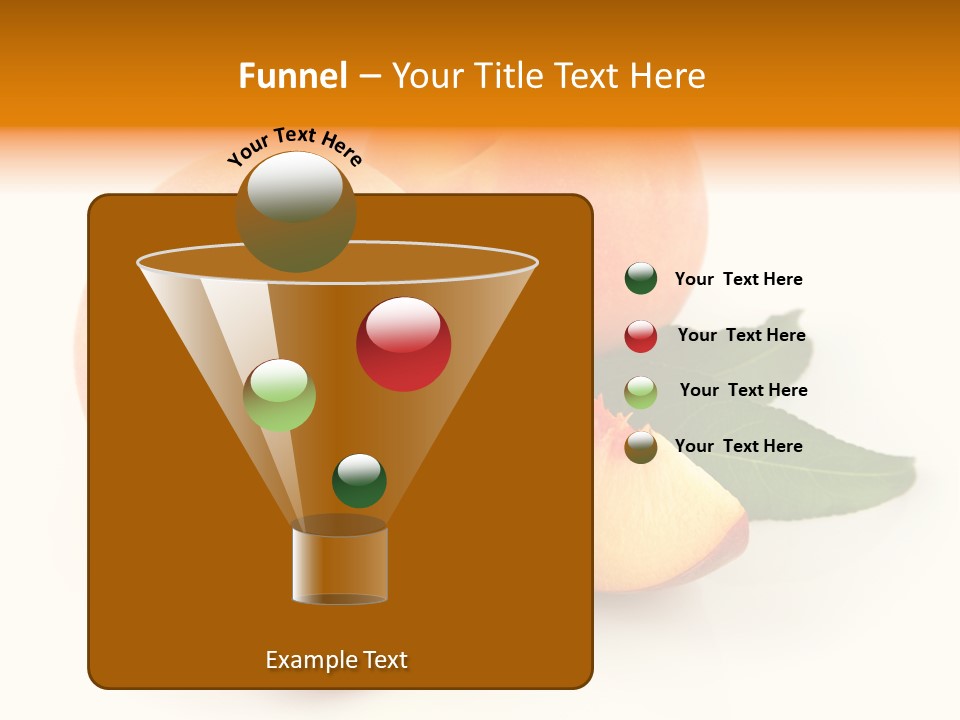Peach Harvest Healthy PowerPoint Template