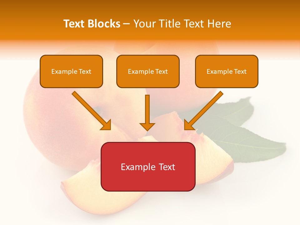 Peach Harvest Healthy PowerPoint Template