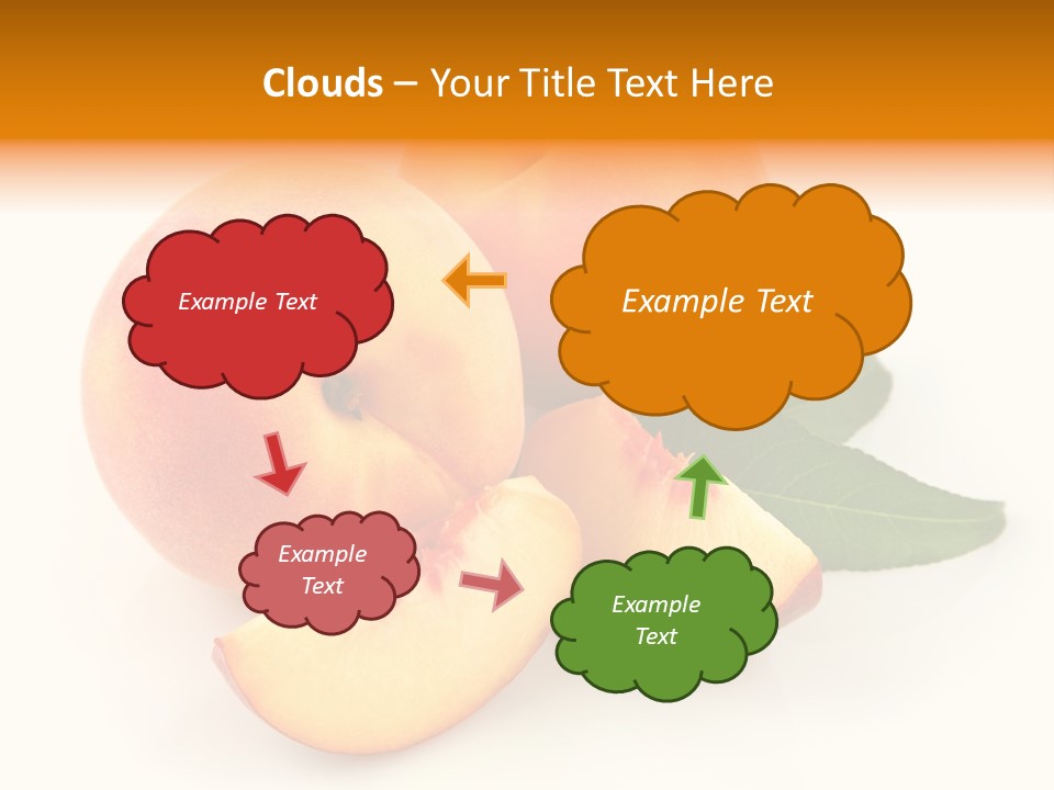Peach Harvest Healthy PowerPoint Template