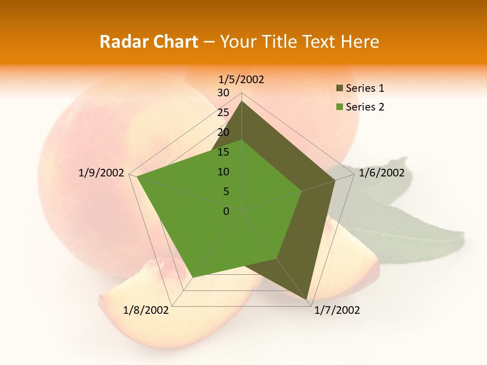 Peach Harvest Healthy PowerPoint Template