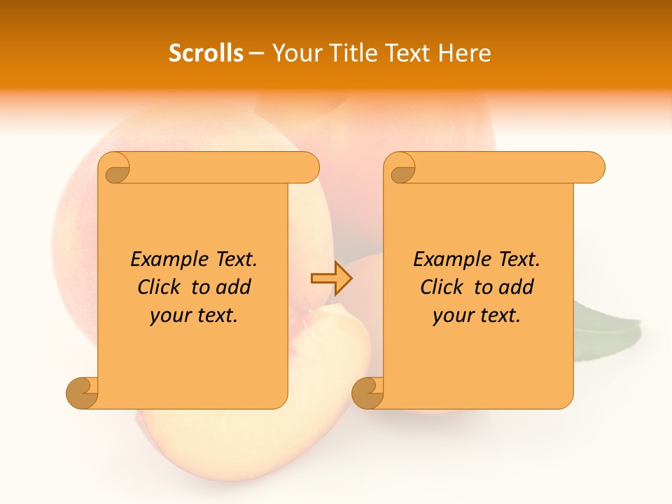 Peach Harvest Healthy PowerPoint Template