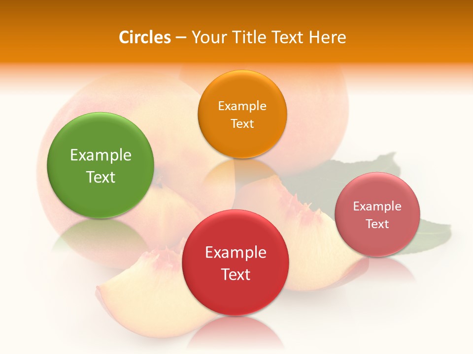 Peach Harvest Healthy PowerPoint Template