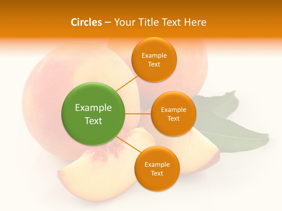 Peach Harvest Healthy PowerPoint Template