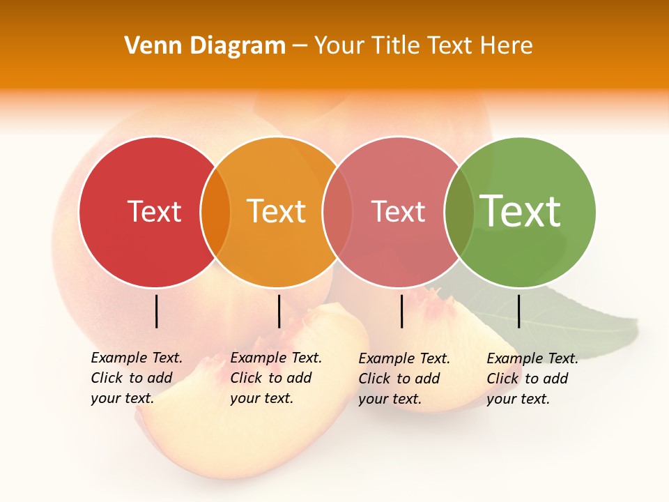 Peach Harvest Healthy PowerPoint Template