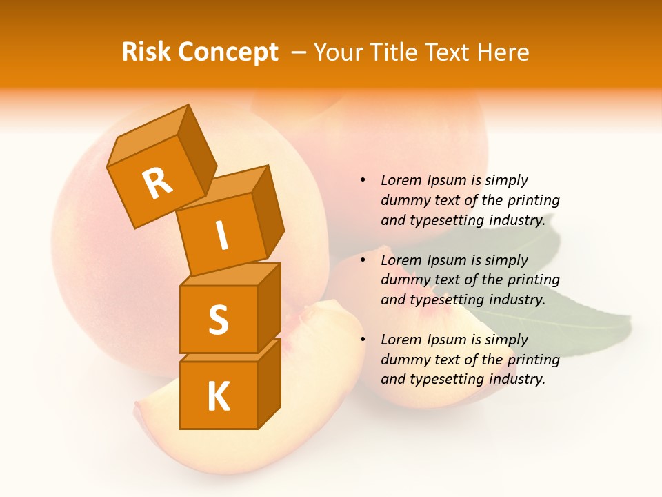 Peach Harvest Healthy PowerPoint Template