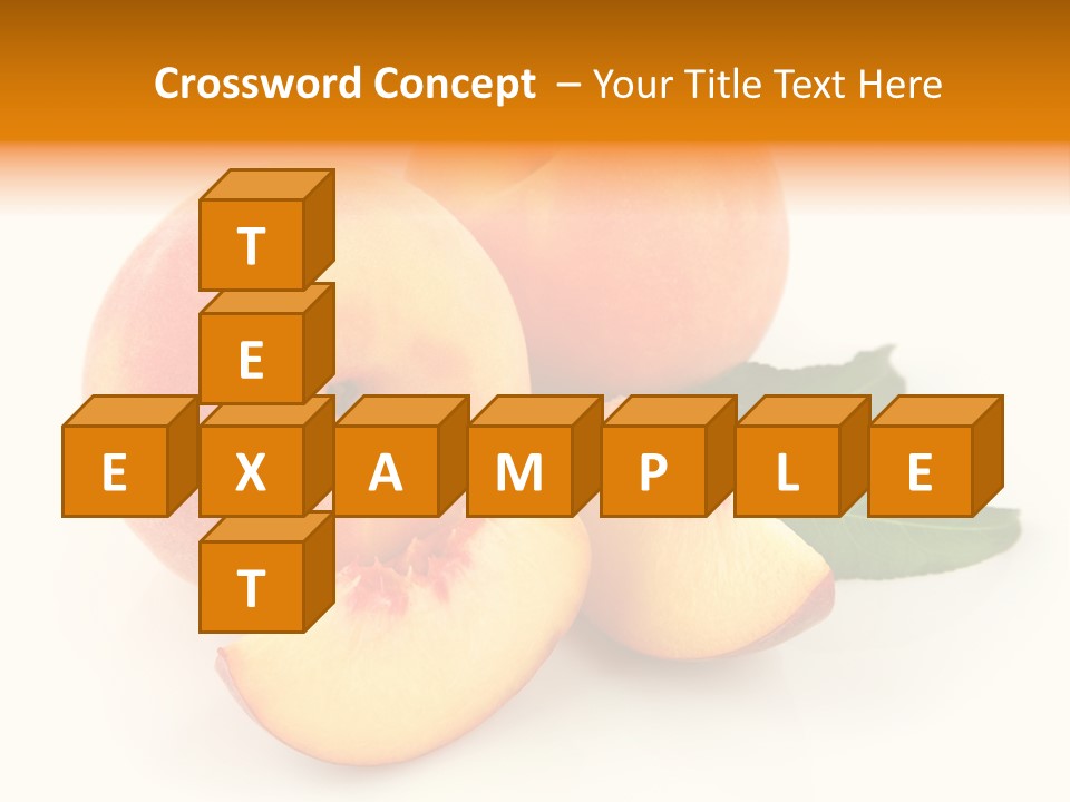 Peach Harvest Healthy PowerPoint Template