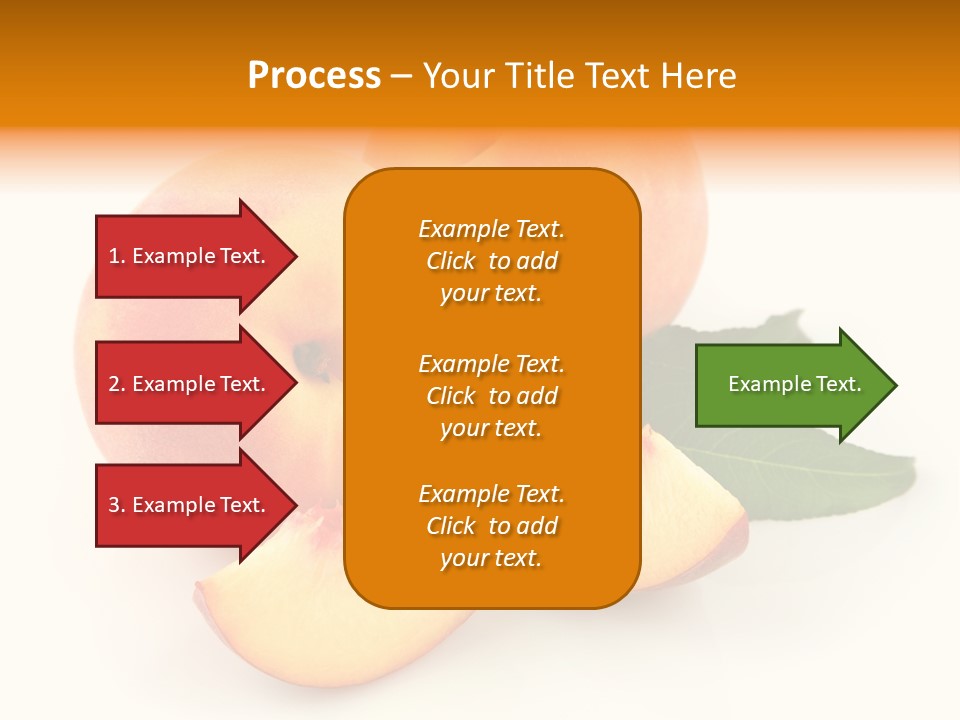 Peach Harvest Healthy PowerPoint Template