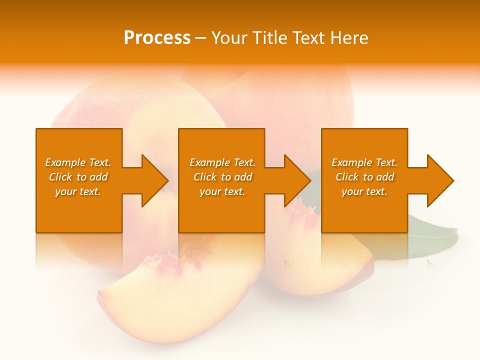 Peach Harvest Healthy PowerPoint Template