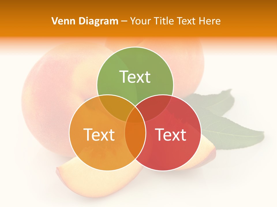 Peach Harvest Healthy PowerPoint Template