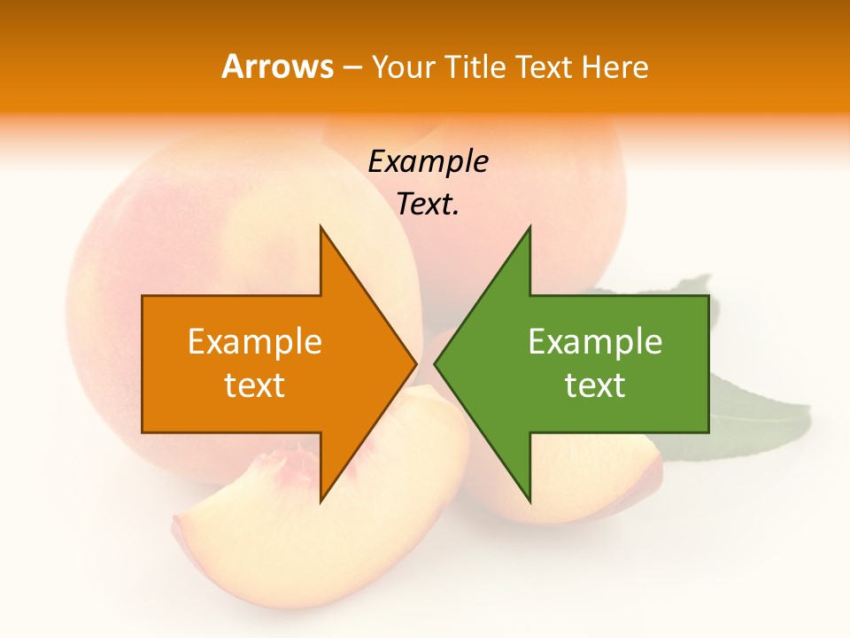 Peach Harvest Healthy PowerPoint Template