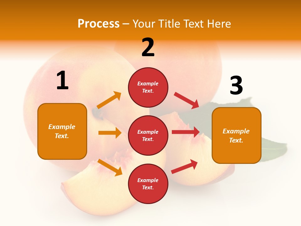 Peach Harvest Healthy PowerPoint Template