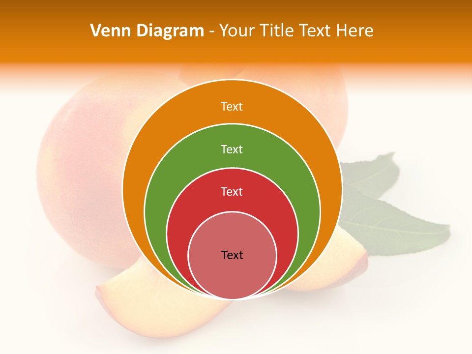 Peach Harvest Healthy PowerPoint Template