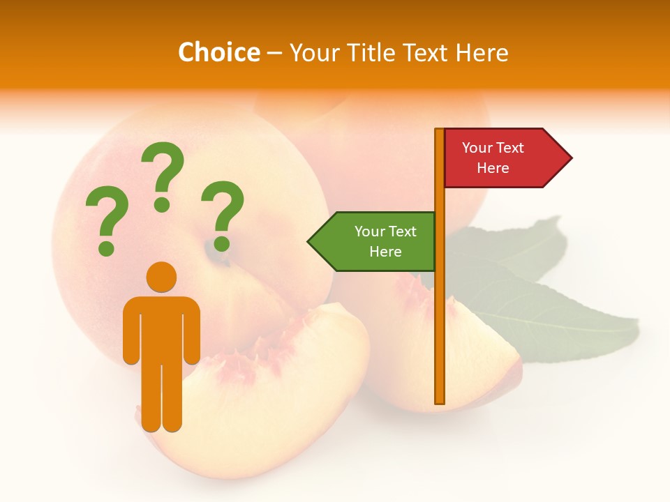 Peach Harvest Healthy PowerPoint Template