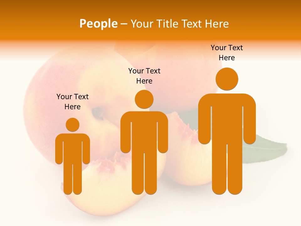Peach Harvest Healthy PowerPoint Template