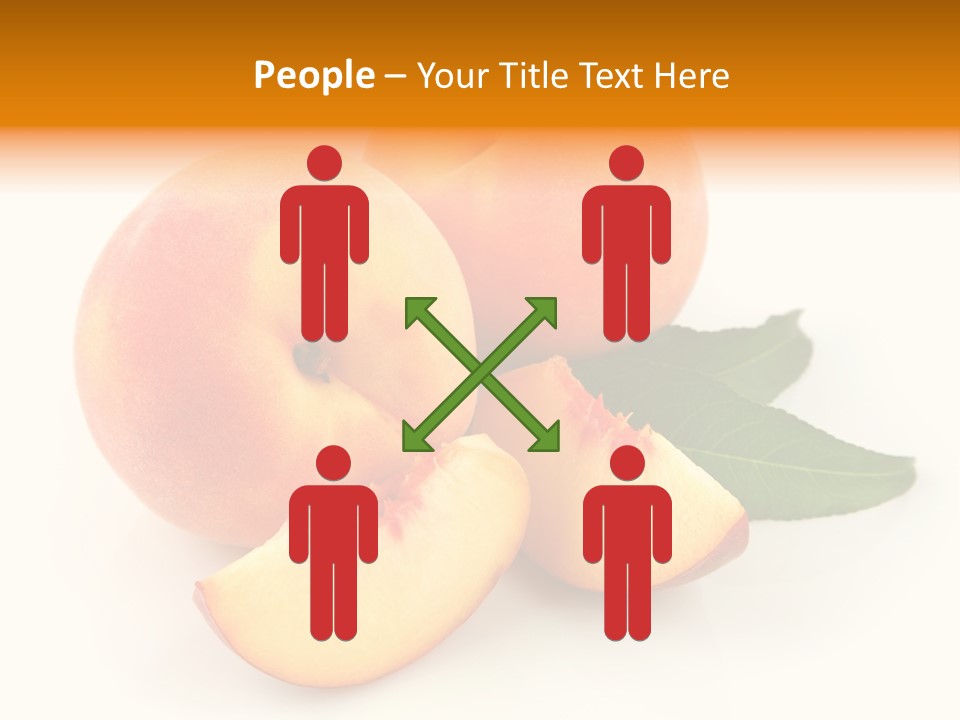 Peach Harvest Healthy PowerPoint Template
