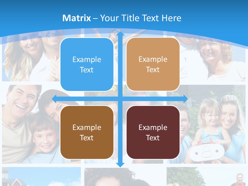 Group Kid Togetherness PowerPoint Template