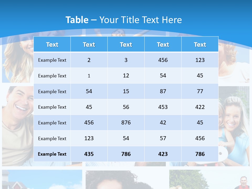 Group Kid Togetherness PowerPoint Template
