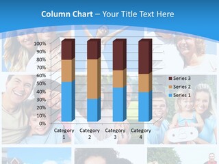 Group Kid Togetherness PowerPoint Template