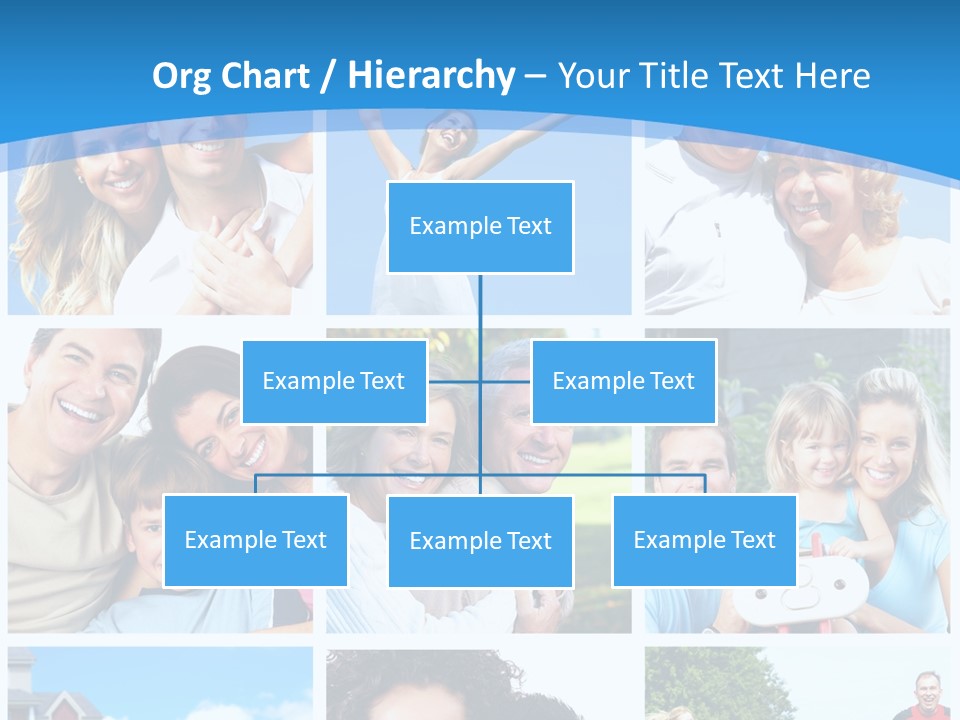 Group Kid Togetherness PowerPoint Template