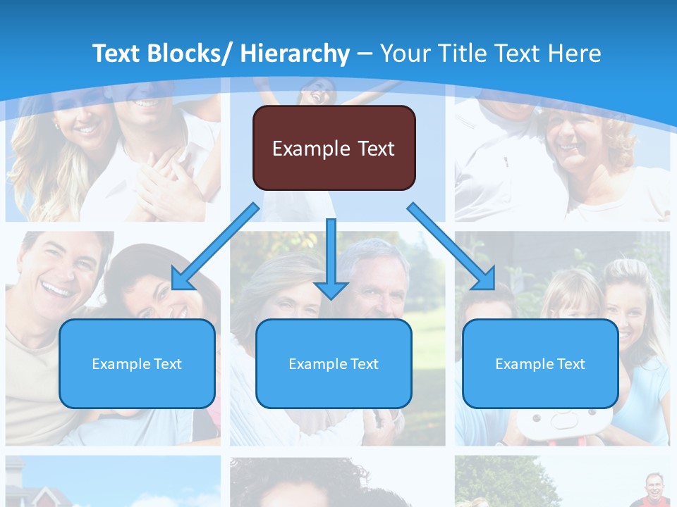 Group Kid Togetherness PowerPoint Template