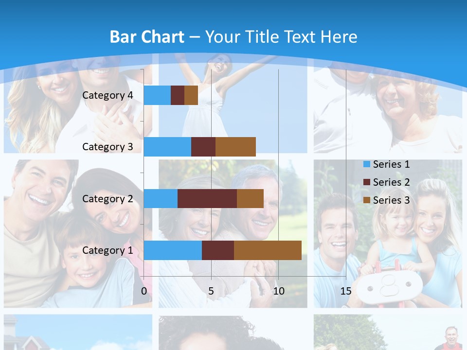 Group Kid Togetherness PowerPoint Template
