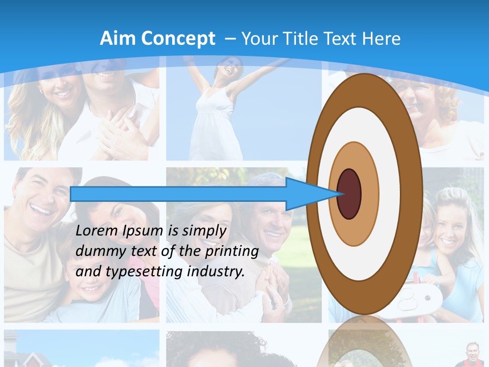 Group Kid Togetherness PowerPoint Template