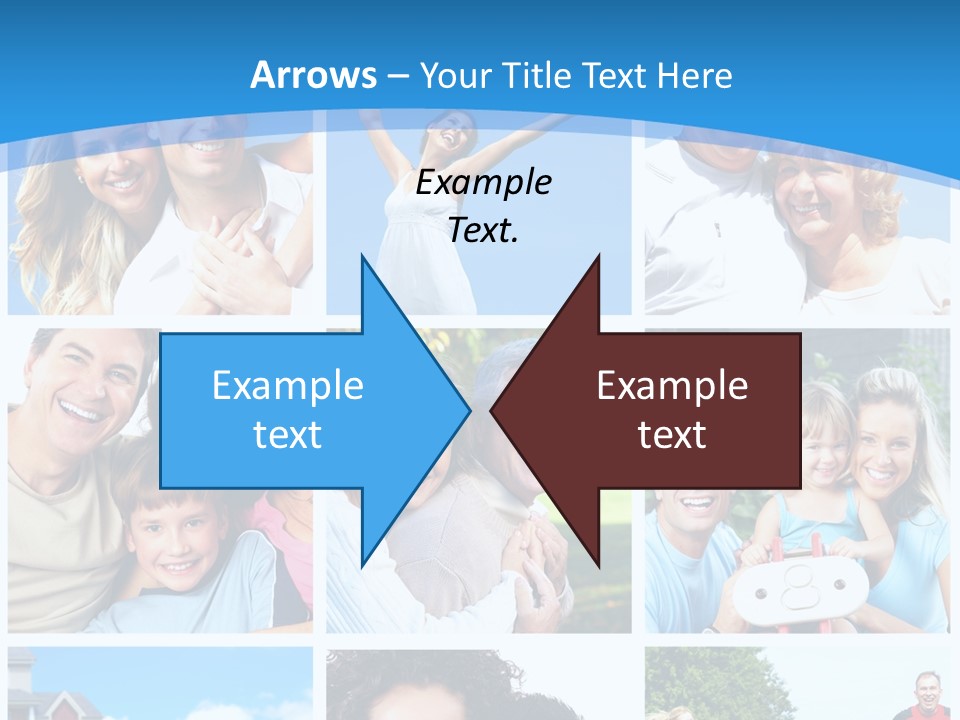 Group Kid Togetherness PowerPoint Template