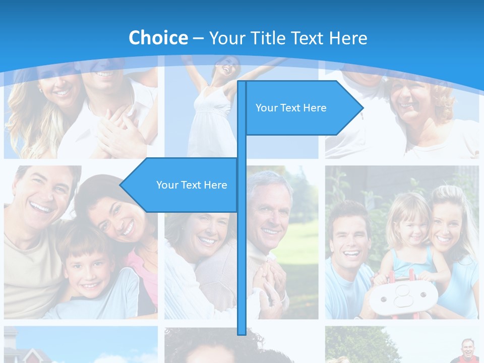 Group Kid Togetherness PowerPoint Template