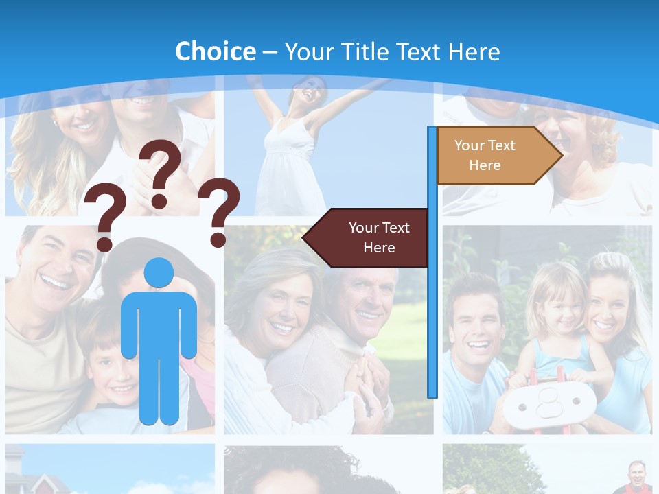 Group Kid Togetherness PowerPoint Template