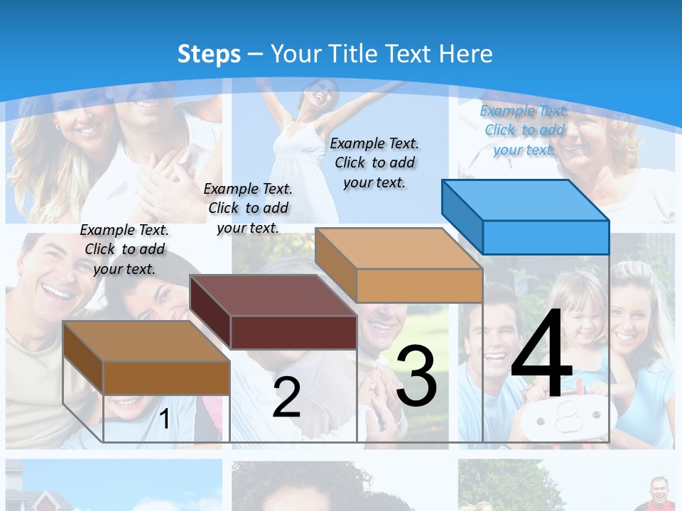 Group Kid Togetherness PowerPoint Template