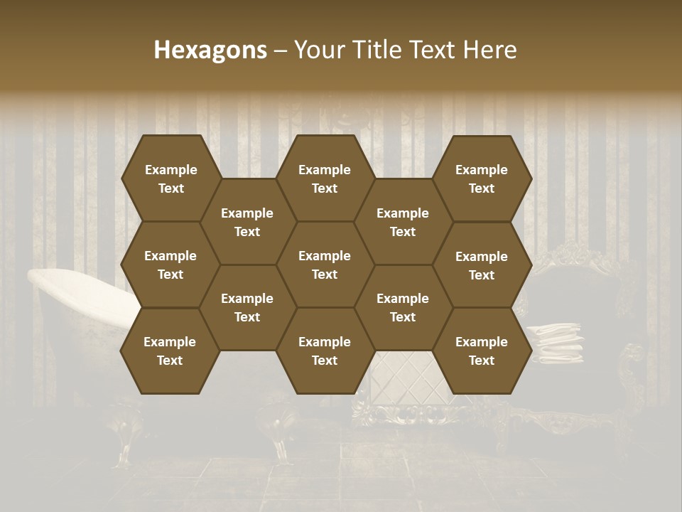 Shadow Furniture Elegance PowerPoint Template