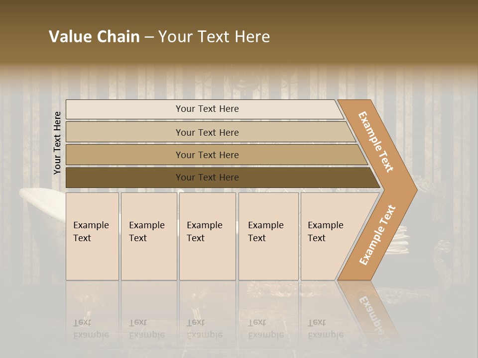 Shadow Furniture Elegance PowerPoint Template