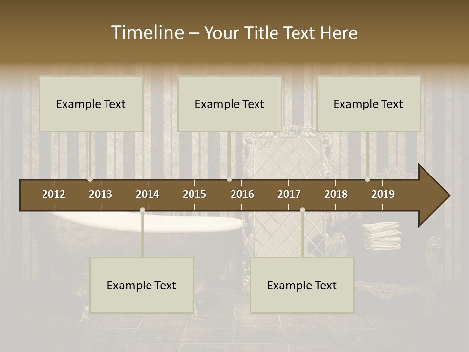 Shadow Furniture Elegance PowerPoint Template